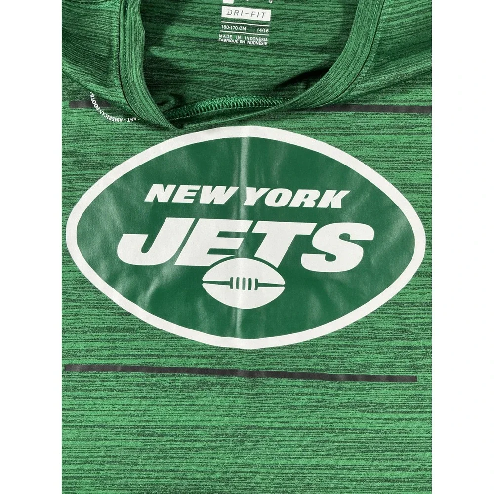 Nike Youth New York Jets Sideline Velocity Dri-FIT Shirt Green Size L